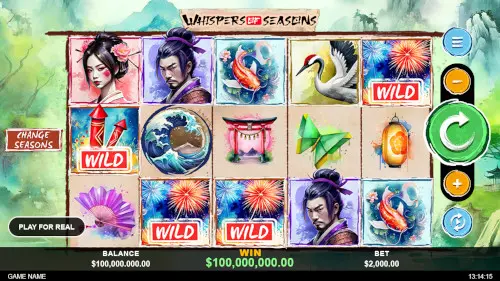 Whispers Of Seasons Slots Screenshot